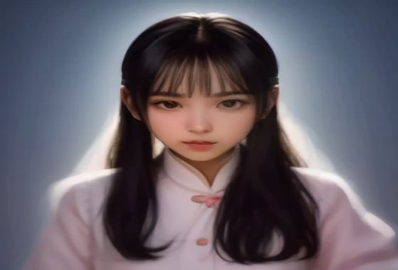 日本媒体采访现场，多位记者手持话筒围绕一名女性被采访者，镁光灯与闪光灯交替闪烁，背景是新闻发布会展板